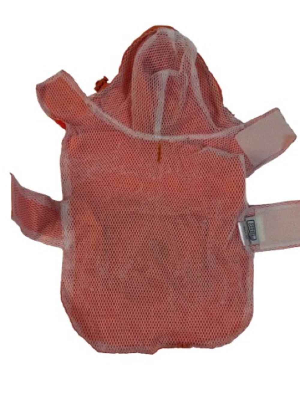 Casual Canine Orange Mesh-Lined Pet Raincoat